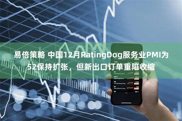 易倍策略 中国12月RatingDog服务业PMI为52保持扩张，但新出口订单重陷收缩